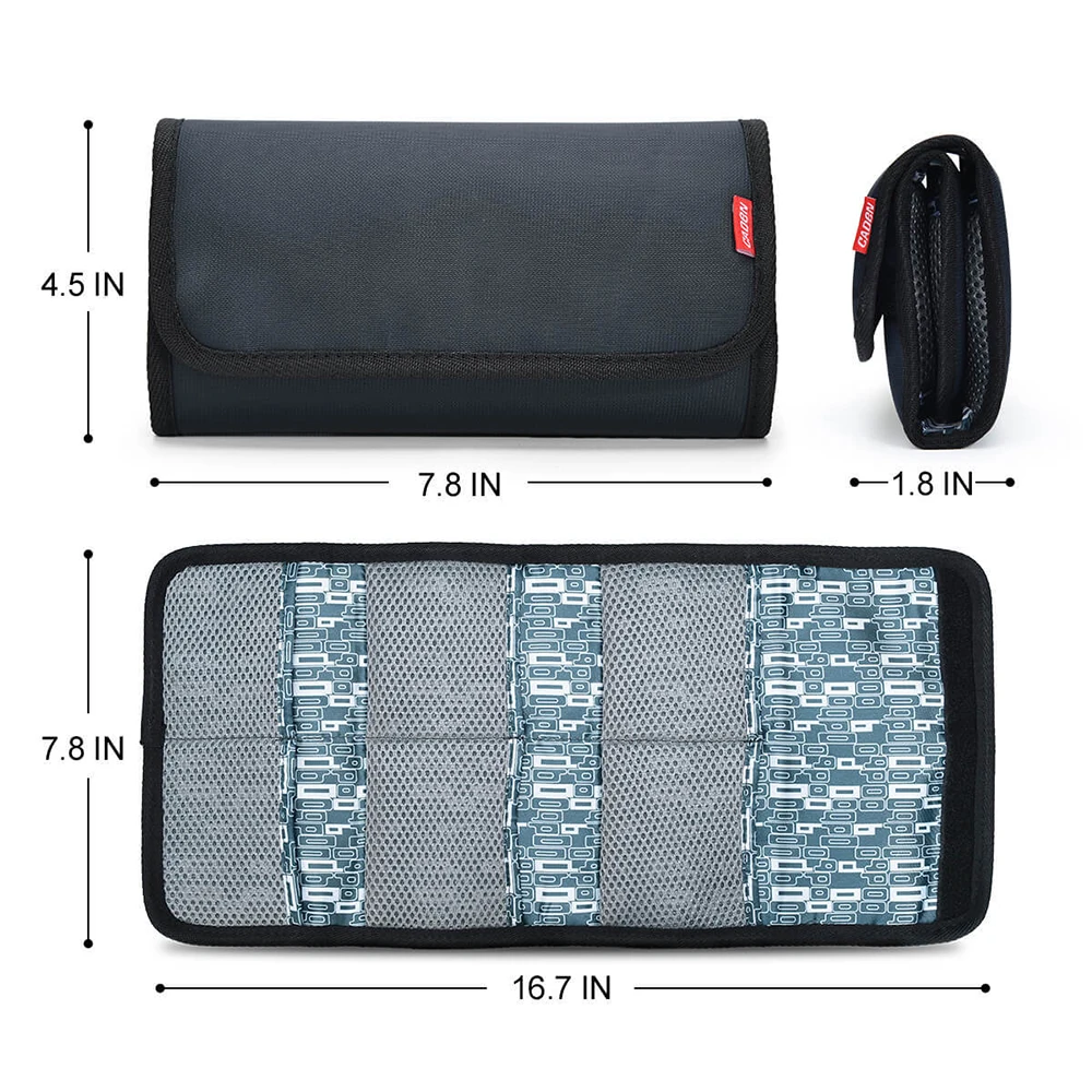 Чехол для фильтра CADeN 6 карманных фильтров объектива камеры водонепроницаемая