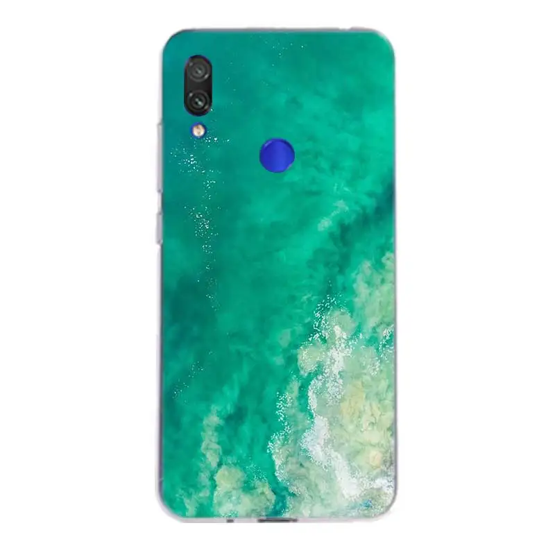 Морские Пейзажи фото сердце силиконовый чехол для Xiaomi Redmi Note 8 7 6 Pro 5 4 4X 5A Plus Xiomi 9T 9SE