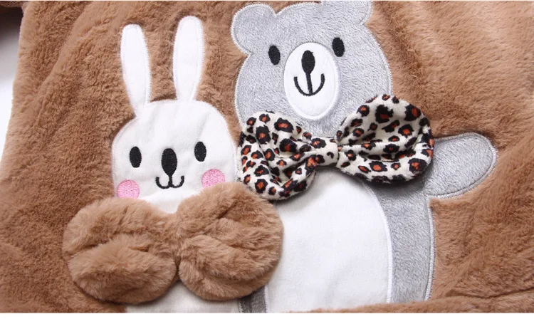 Детская зимняя куртка с капюшоном из искусственного меха | Мать и ребенок