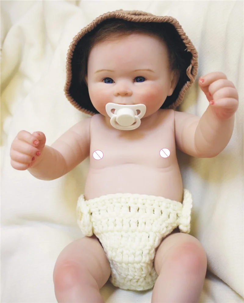 NPK 55 см Reborn baby boy bebe Кукла reborn полное Силиконовое боди лучшие детские подарки на