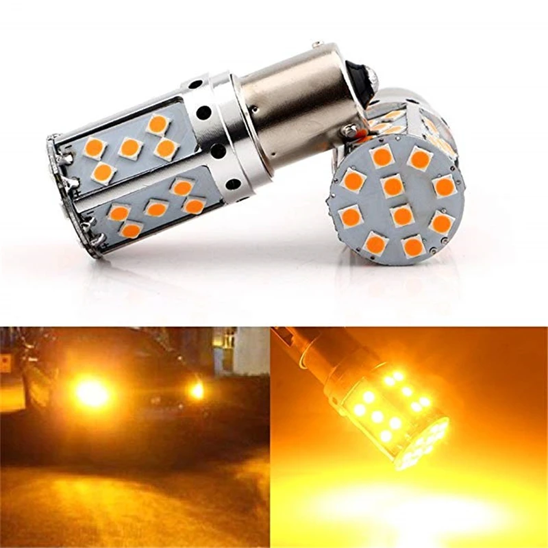 1 шт. P21W светодиодный 1156 BA15S PY21W BAU15S 3030 35SMD лампочки Canbus Бесплатная T20 7440 W21W