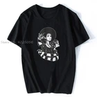 Мужская и женская футболка Lydia Deetz, Готическая Футболка с принтом оккультных жуков, в стиле панк, из хлопка, уличная одежда