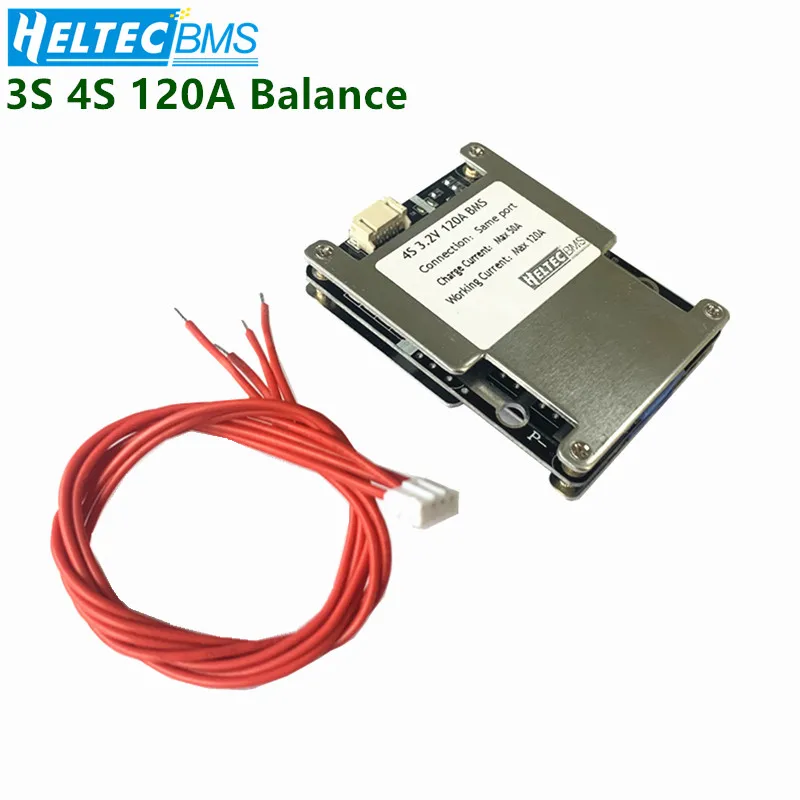 Защитная плата аккумулятора BMS 3S 4S Balance 120A 12 6 в/16 8 в 18650 инвертор литий-ионного/LiFePo4