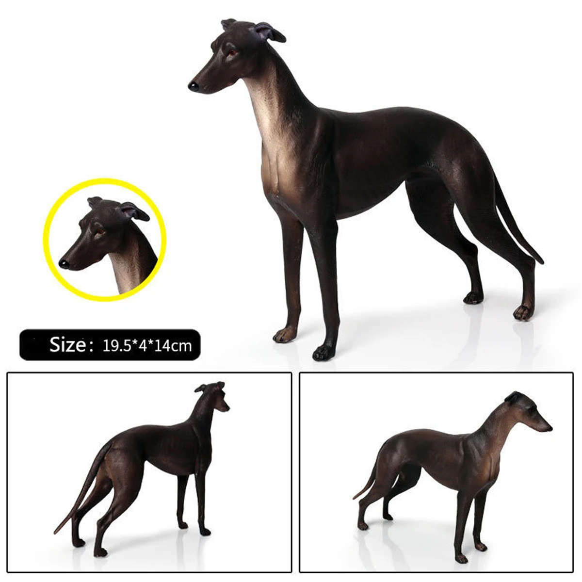 Greadog Грейхаунд собака фигурка животного модель коллектора игрушек Декор