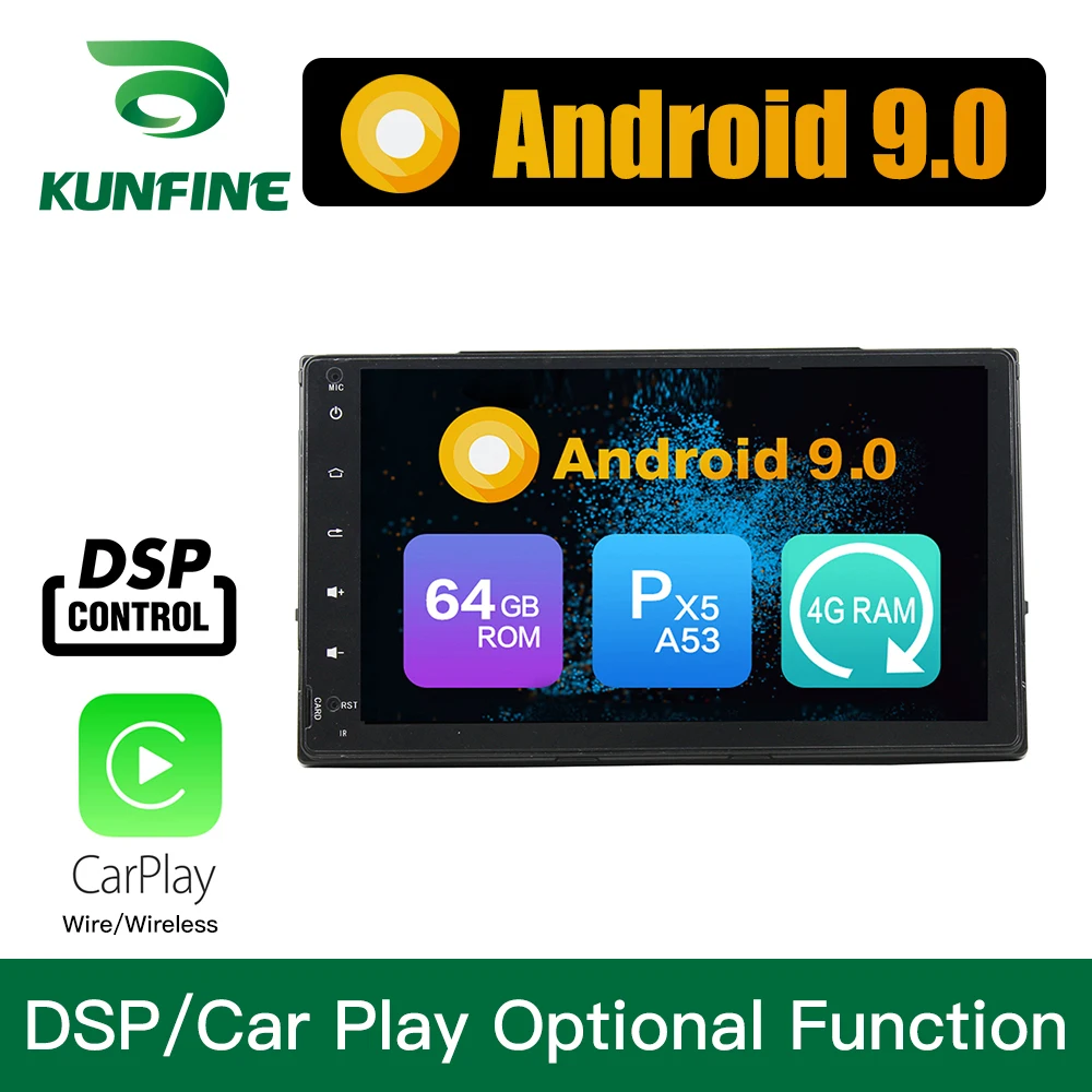 Android 9 0 Octa Core 4 Гб RAM 64 Rom автомобильный DVD GPS мультимедийный плеер стерео Deckless для