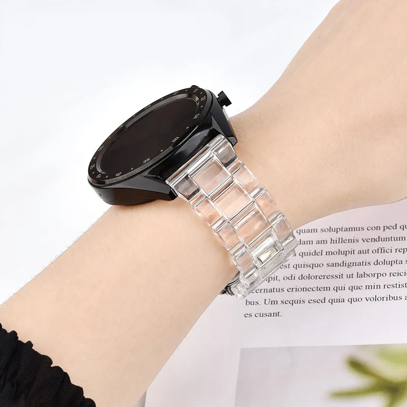 20 22 мм ремешок для Realme Watch 2/2 pro смарт-ремешок прозрачный браслет S ледник | Наручные