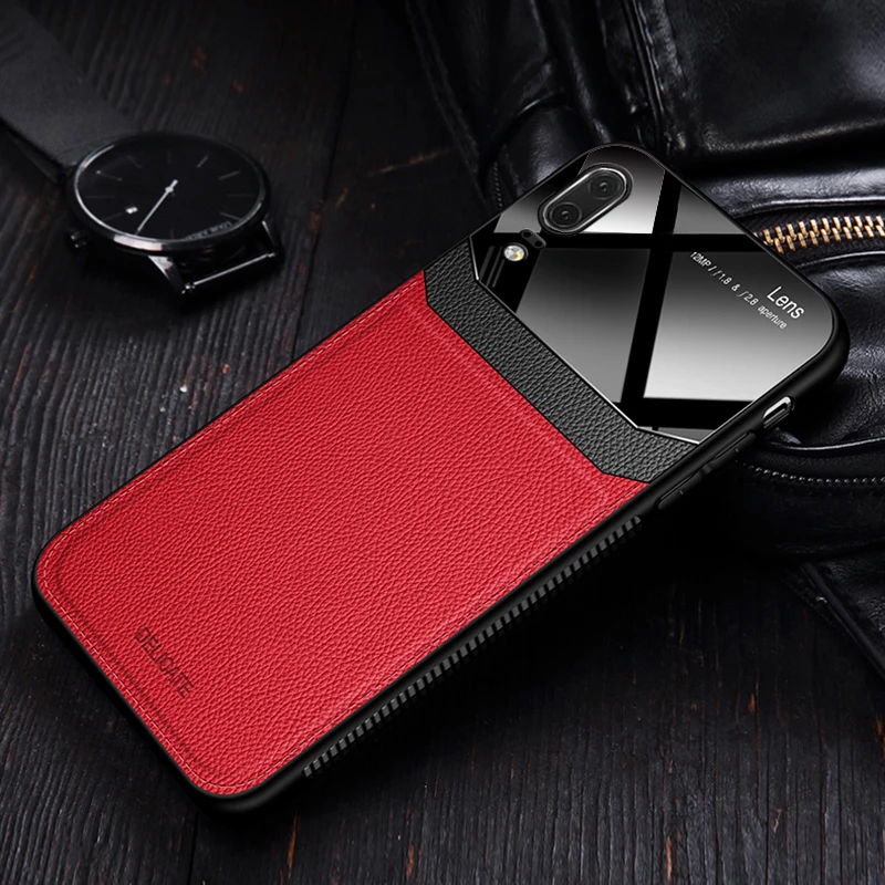 I coque, чехол, чехол, для HuaWei P20 Lite P20lite Pro на кожаном зеркальном стекле Силиконовый противоударный телефон роскошные оригинальные милые чехлы