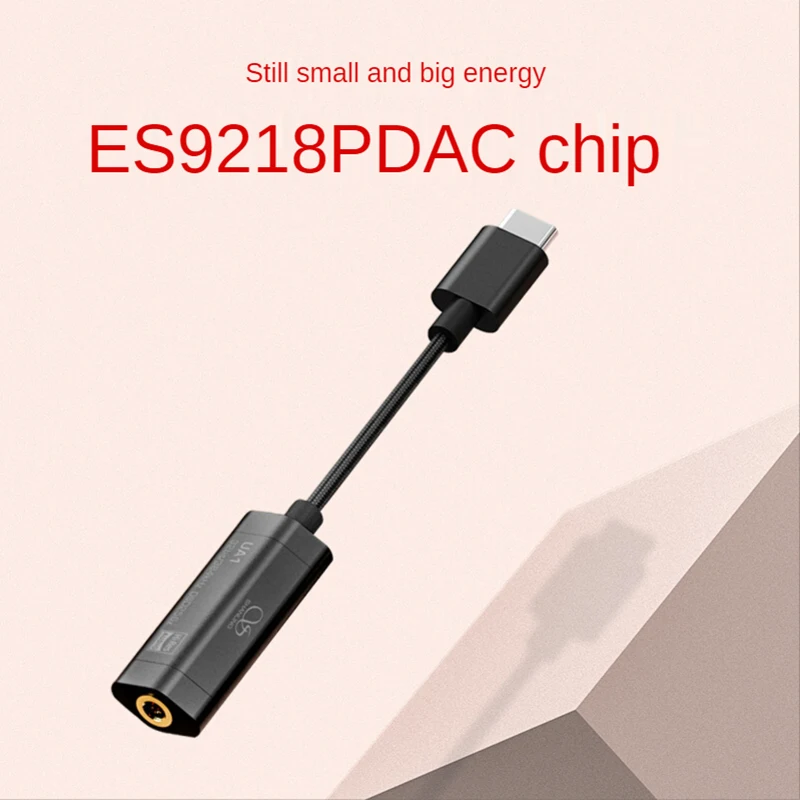 

Ua1 Pro Decoding Headphone Line Lightning/type-c to 3.5 Small Tail Audio Line Fever Headphone Line Phone