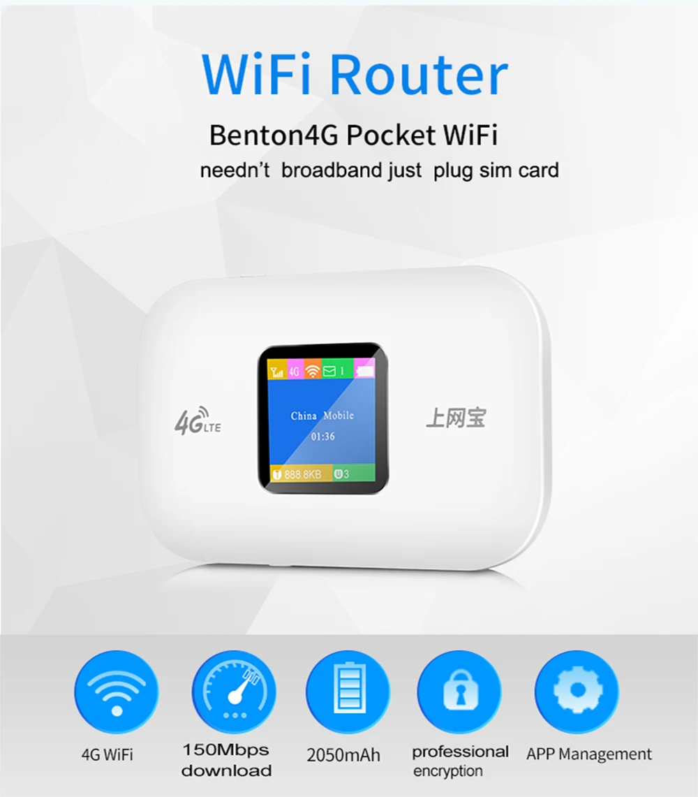

4G к Wi-Fi маршрутизатор мини маршрутизатор 3G 4G Lte беспроводной портативный карманный Wifi мобильный Точка доступа беспроводной Wi-Fi роутер Много...