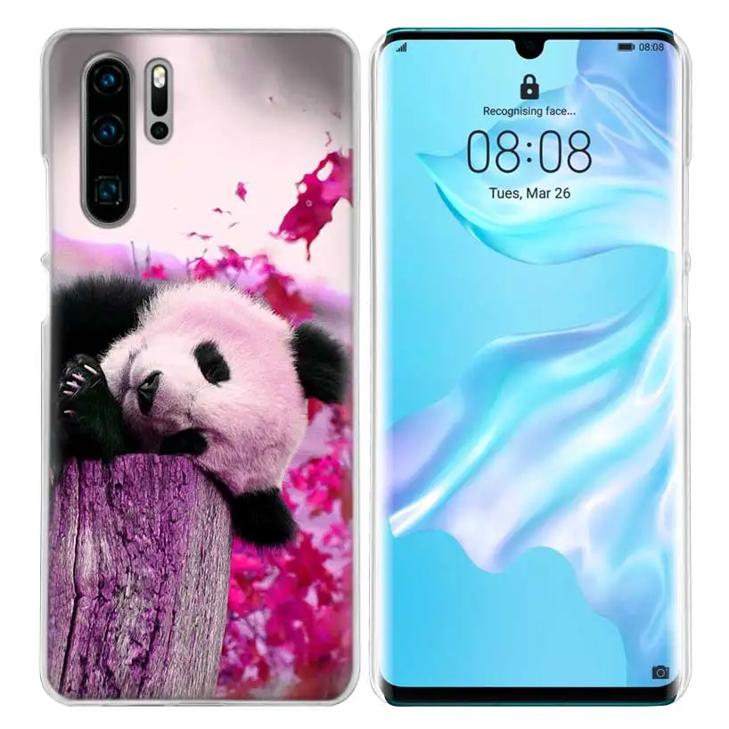 02 Чехол для huawei Honor P20 mate 20 10 P10 P9 P8 8X9 Lite P Smart+ Plus Nova 3i прозрачный чехол с милыми животными пандой - Цвет: 02