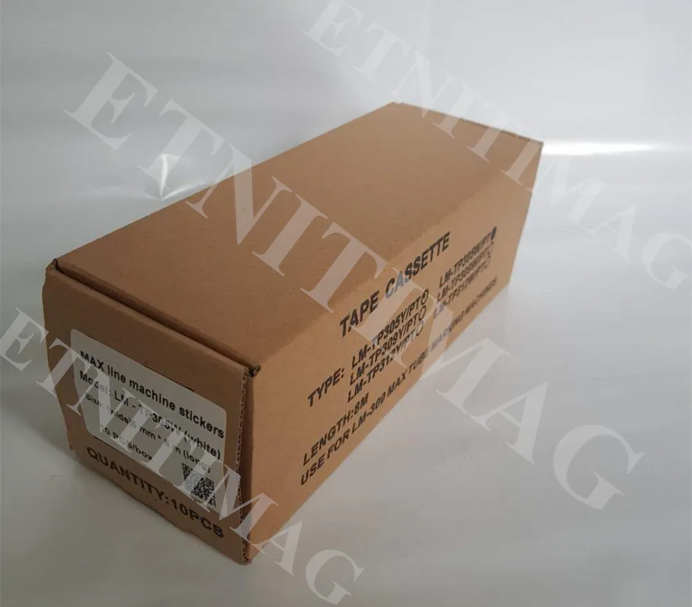 Factory Wholesale Cassette tape label lm-wx305w 5mm white for max letatwin Cable I.D.Printer lm-380e lm-390a/pc lm-400a | Компьютеры и
