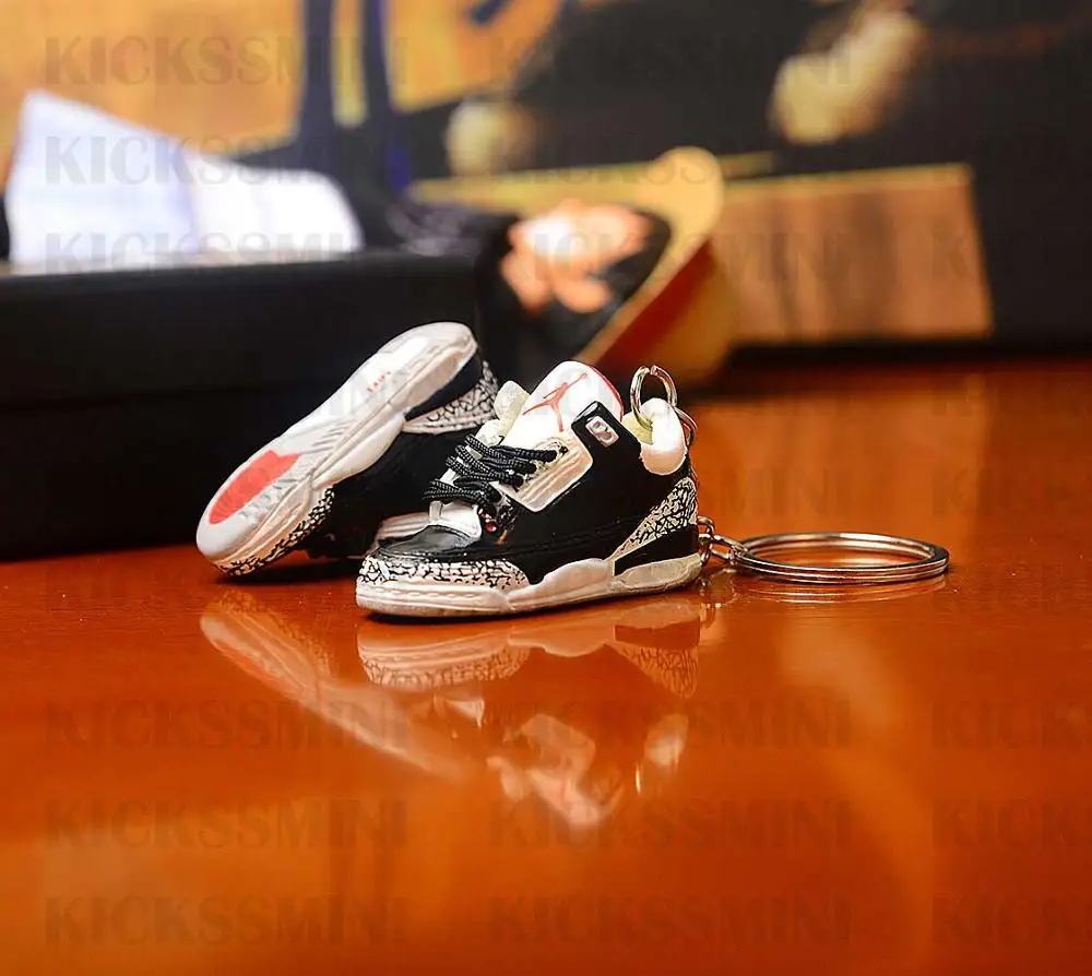 a pair w metal ring Дропшиппинг aj1 Chicago «не для перепродажи Красный» брелок в виде кроссовка Air Jordan 1 3D мини-кроссовки, запатентованный спортивный обувной брелок с кроссовком - Цвет: a pair w metal ring