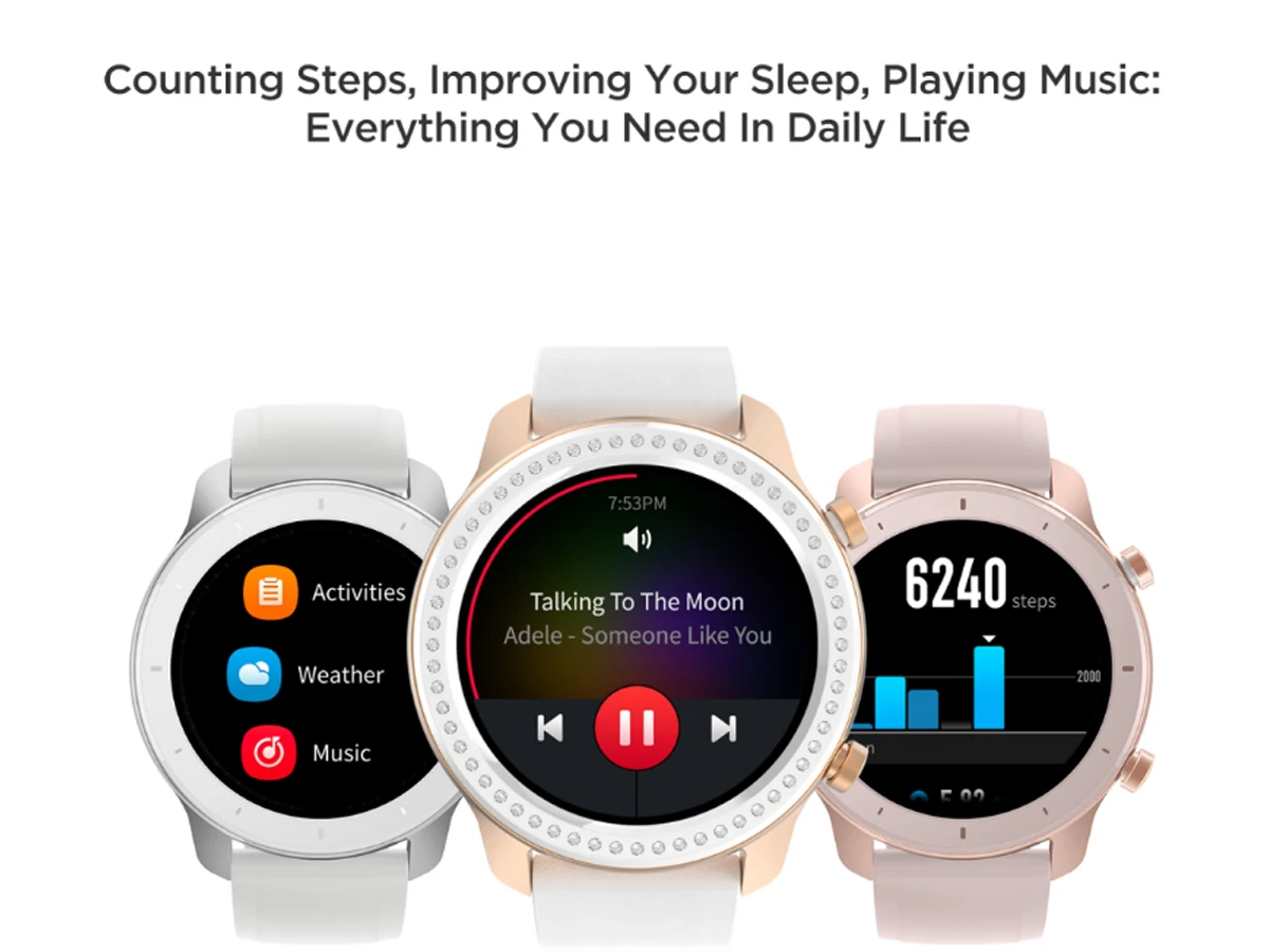 Глобальная версия Amazfit GTR, 47 мм, Huami, gps, умные часы, мужские, 5 АТМ, водонепроницаемые, умные часы, 24 дня, батарея, AMOLED экран, музыкальный контроль
