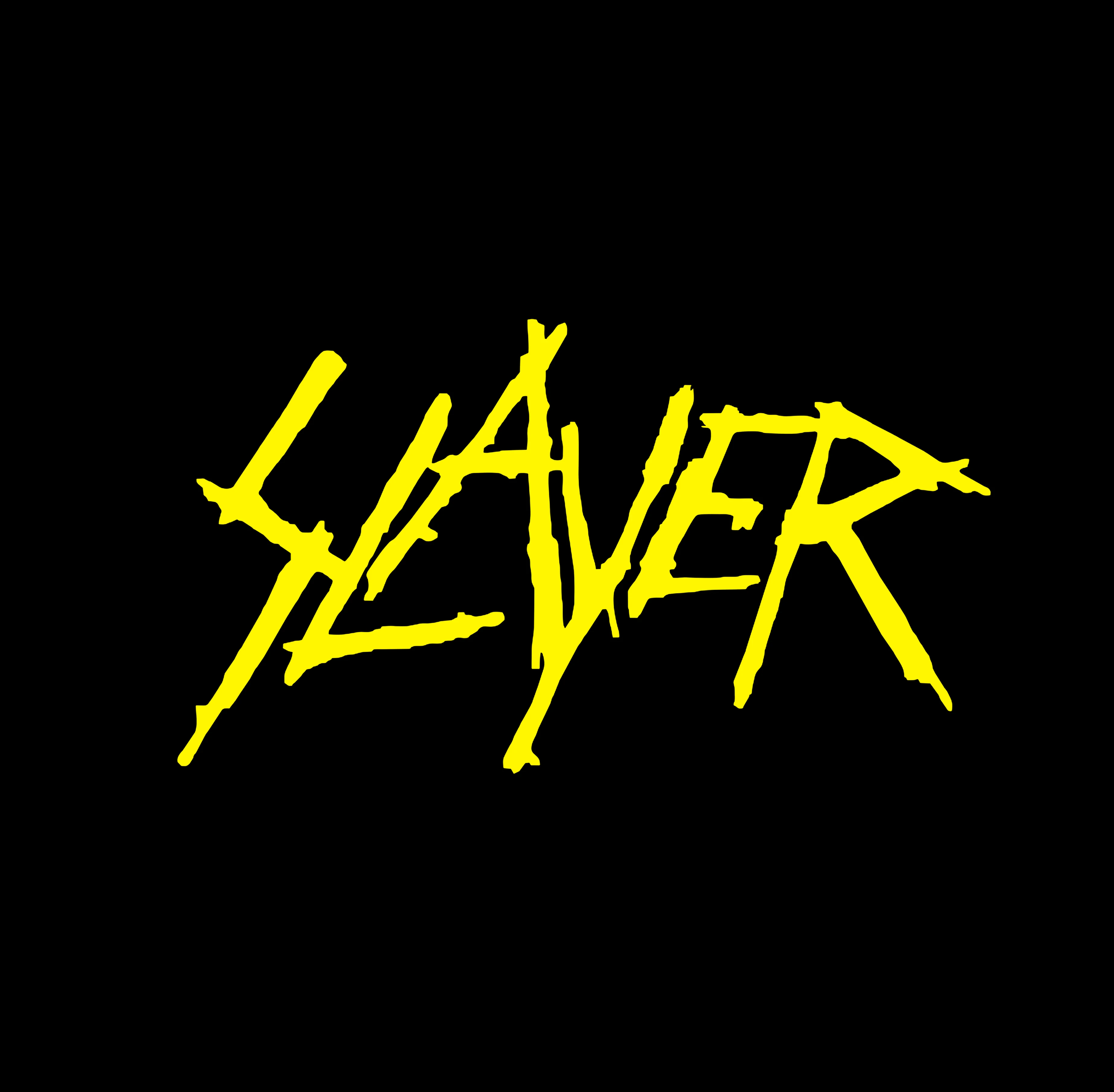 

SLAYER VINYL DECAL / STICKER 15cm