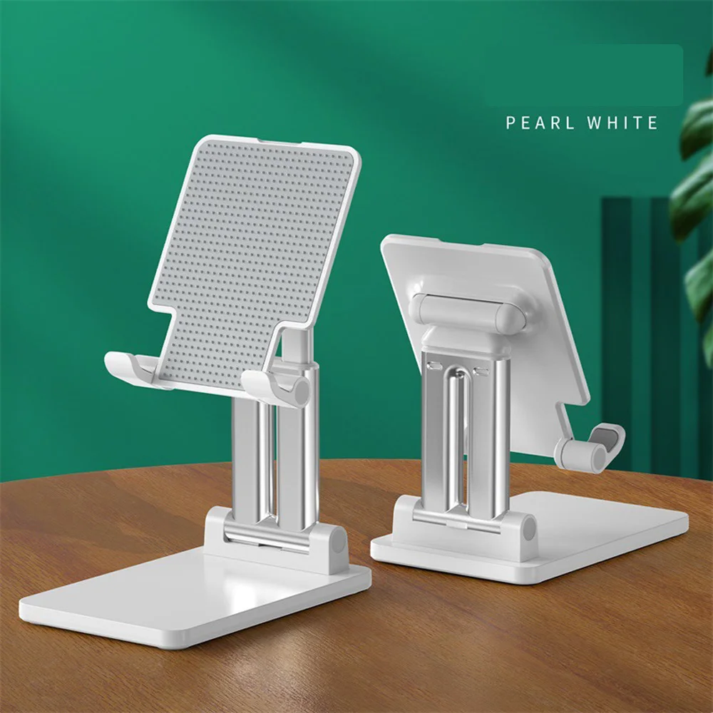 

Universal Desktop Mobile Phone Holder Stand for iPhone iPad Adjustable Metal Tablet Foldable Table Desk Cell Phone Stand Holder