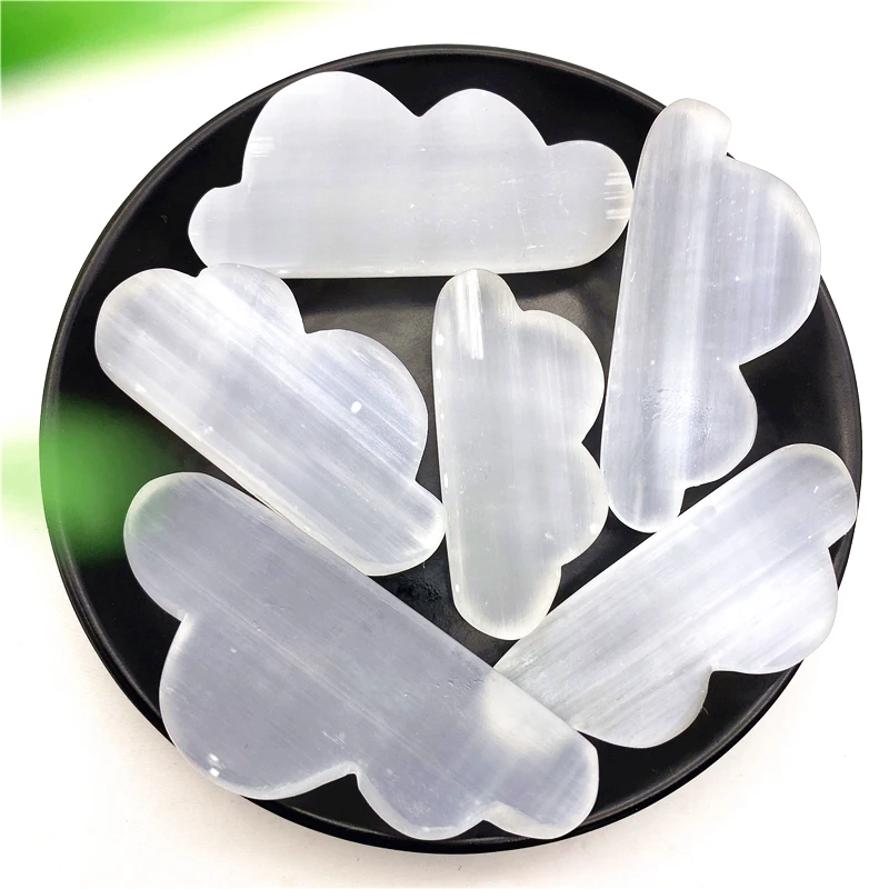 

1 шт. Натуральное белое облако селенит драгоценный камень кристалл минеральное Исцеление комната украшение для дома кристалл крафт подарок