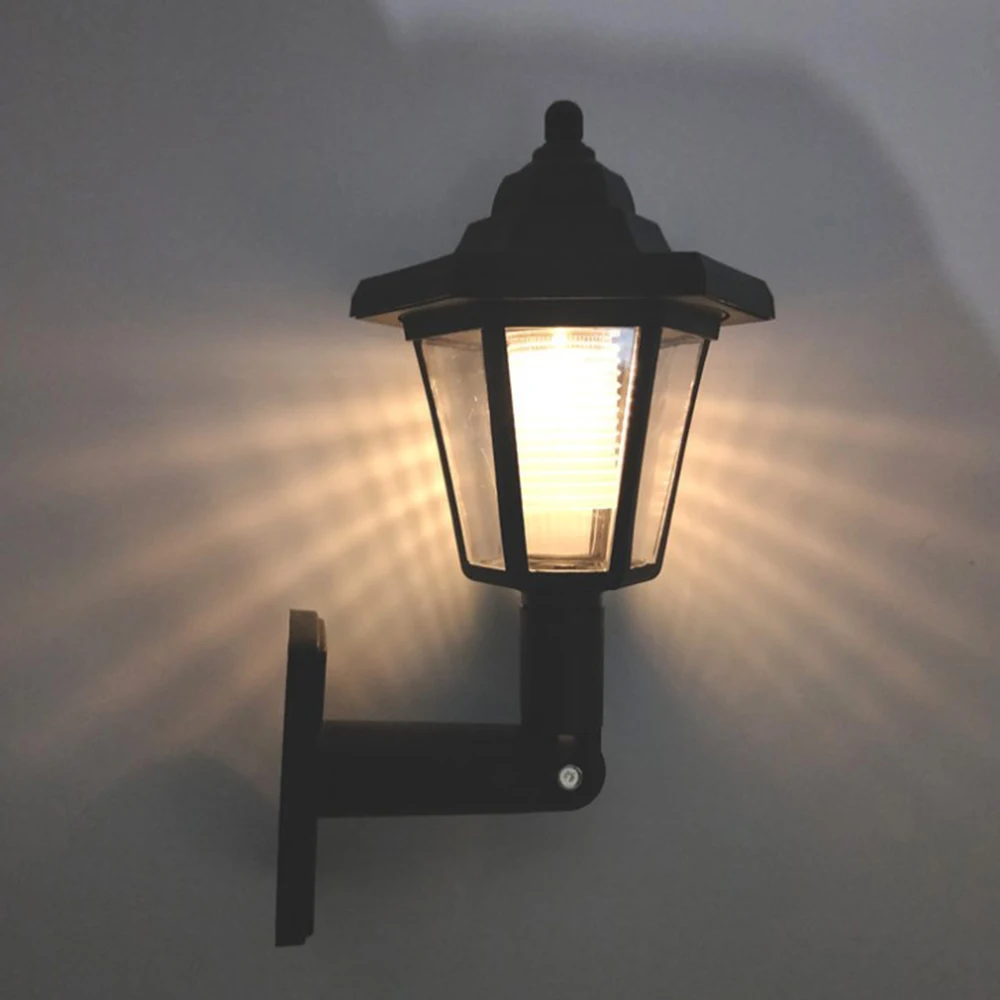 

Уличная настенная лампа на солнечной батарее для сада, коттеджа, водонепроницаемая сенсорная Водонепроницаемая аварийная охранная уличная лампа s