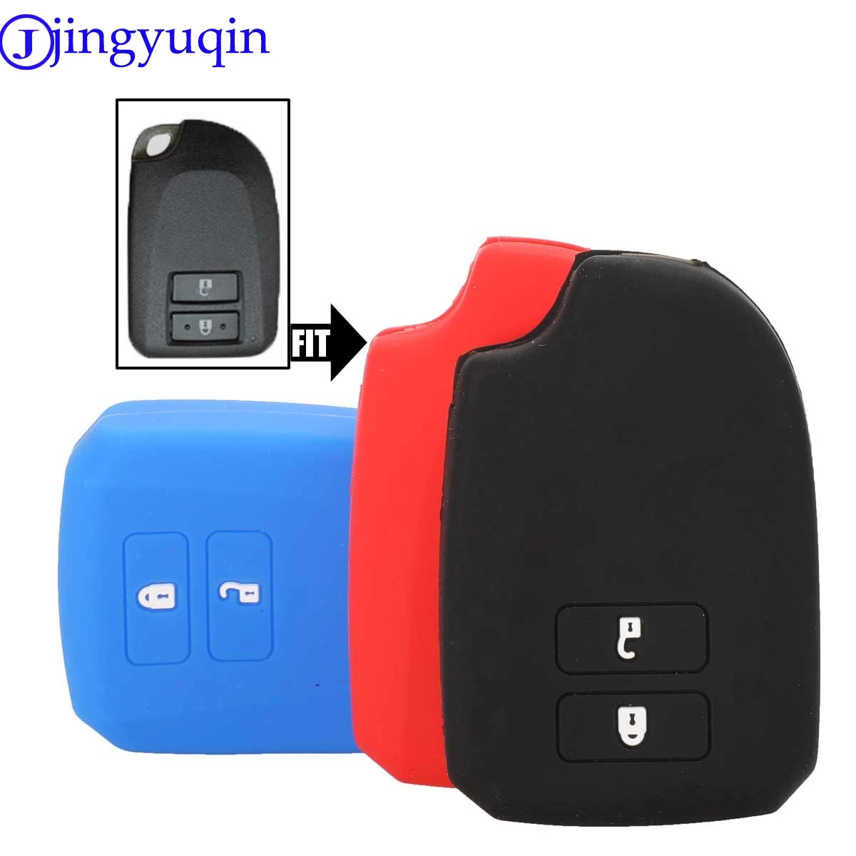 Силиконовый чехол для ключей jingyuqin с дистанционным управлением брелок TOYOTA Yaris Camry