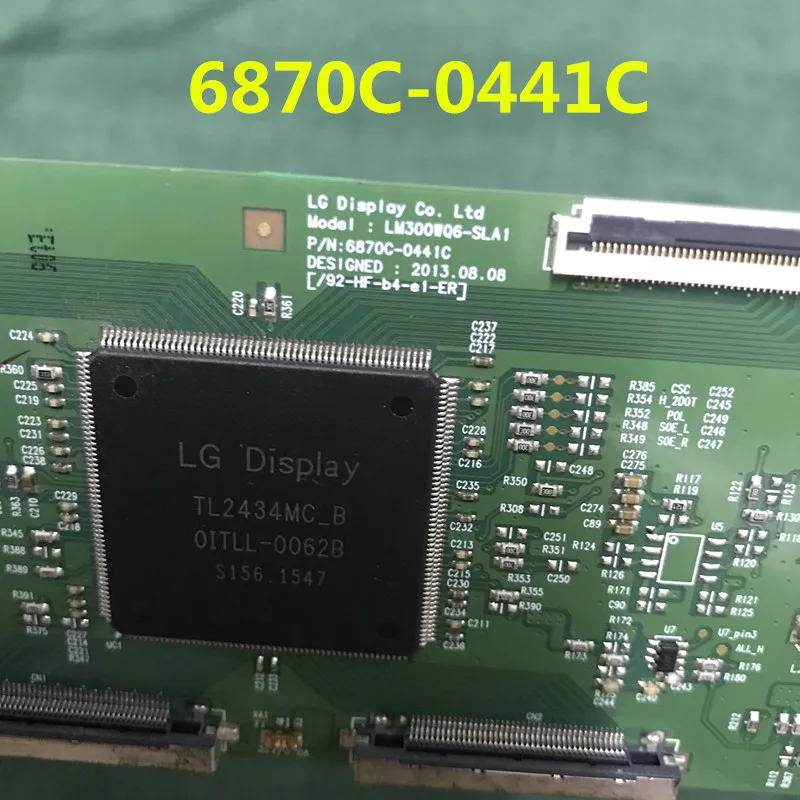 1 шт. 2 оригинальный 90% новый для LG LM300WQ6 SLA1 6870C 0441C T Con логическая плата 100% тест
