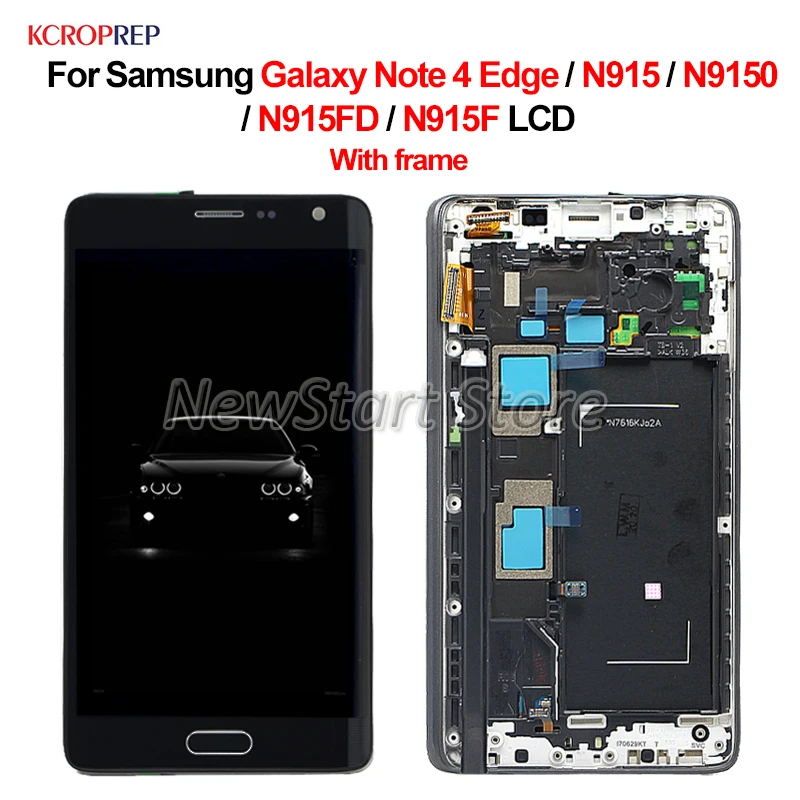 ЖК-дисплей с сенсорным экраном и дигитайзером в сборе для Samsung Galaxy Note 4 Edge N915 N9150