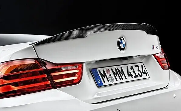 F82 M4 P Стиль углеродное волокно автомобильный Стайлинг задний багажник губа