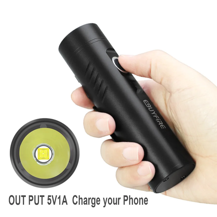 USB флэш светильник P50/P90 УФ светодиодный перезаряжаемый фонарь для зарядки