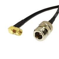 1pc modem extension cable new sma male plug right angle to n female jack rg58 cable adapter 50cm100cm wholesale price