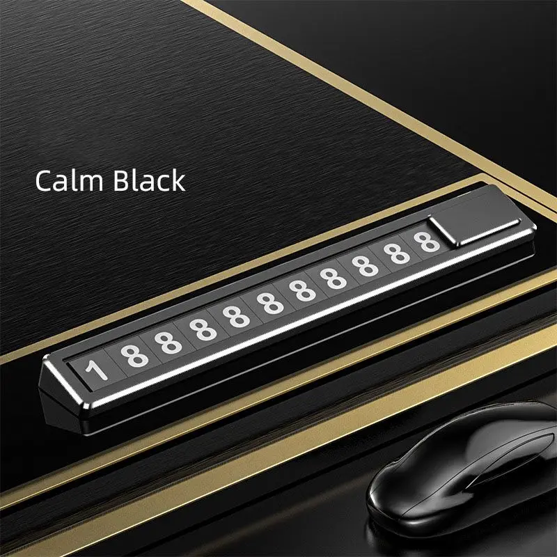 Карта временной парковки из металлического сплава табличка с номером телефона