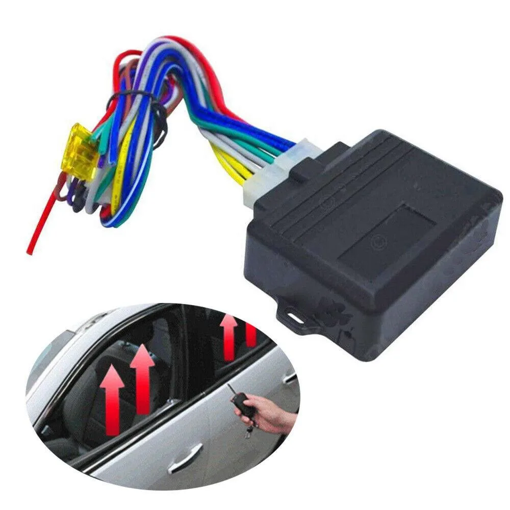 Универсальный 12V автомобиль Мощность окна Roll Up Ближе Системы для 4 дверей