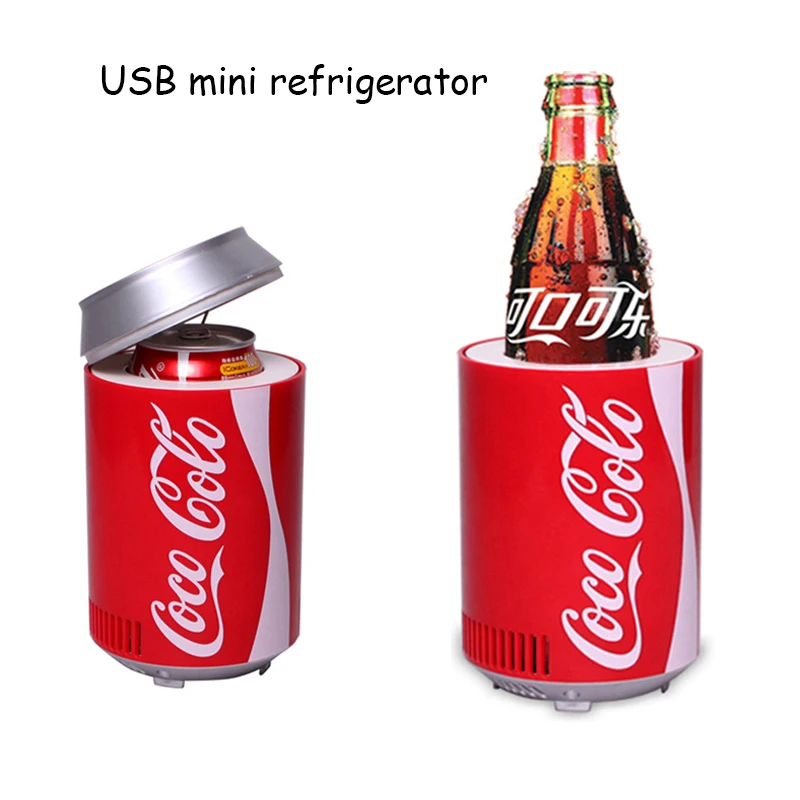 Мини-usb-охладитель для холодильника обогреватель бутылки Колы двойное