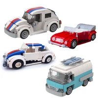 moc city supercar speed r56 racing sports vehicle back car building blocks set kit bricks classic moc model toys for kids