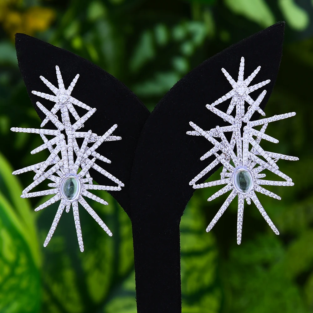 GODKI высокое ювелирное изделие серьги фейерверки для женщин богемные