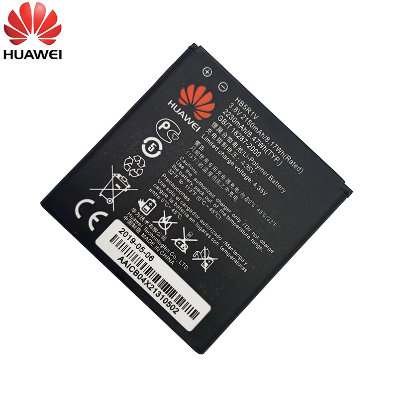 100% оригинал HB5R1V аккумулятор 2150mAh литий ионный Замена для Huawei U9508 Honor 2 3 HN3 U01
