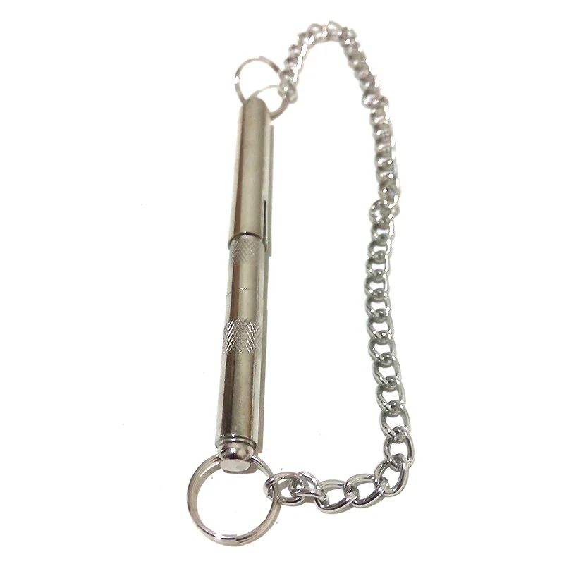 Длинный латунный ультразвуковой свист для собак регулируемый звуковой стоп лай