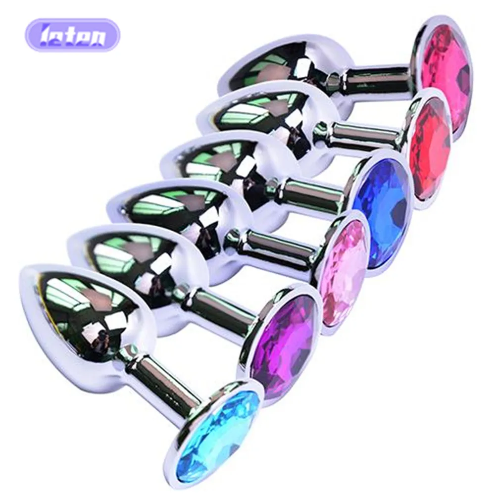 Анальная пробка маленького размера из нержавеющей стали металлическая