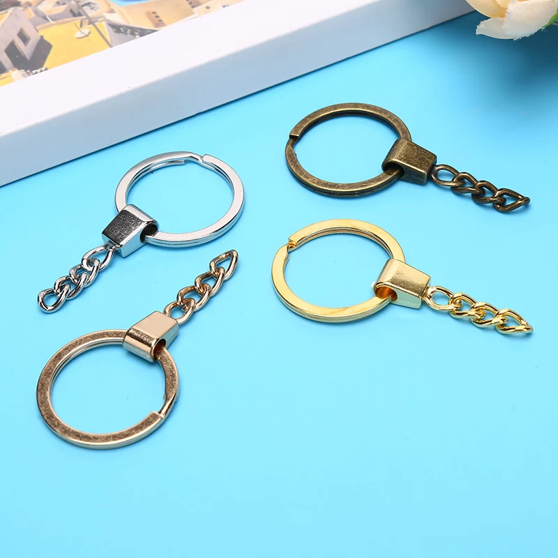 

10Pcs/Set Metal Ring Key Ring Split Keychain DIY Jewelry Making Craft