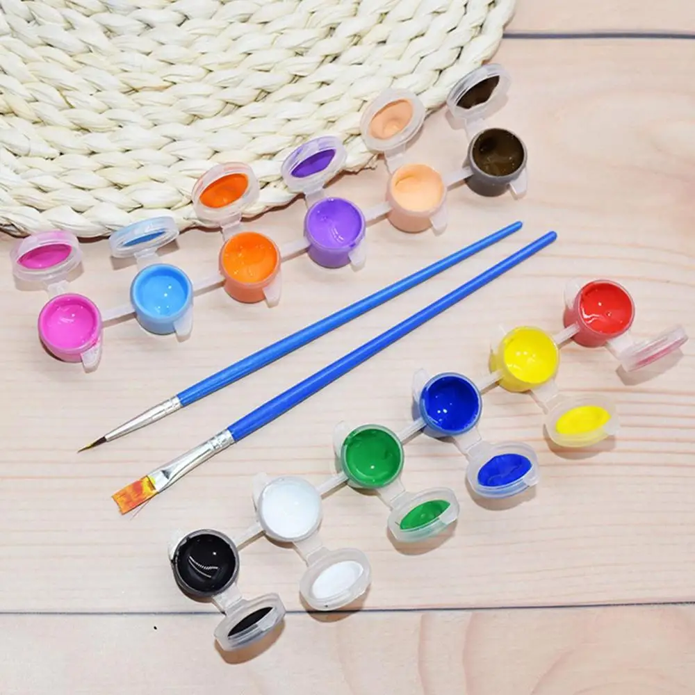 Набор масляных красок набор из 2 синих кистей для рисования на стене 12 цветов | Дом