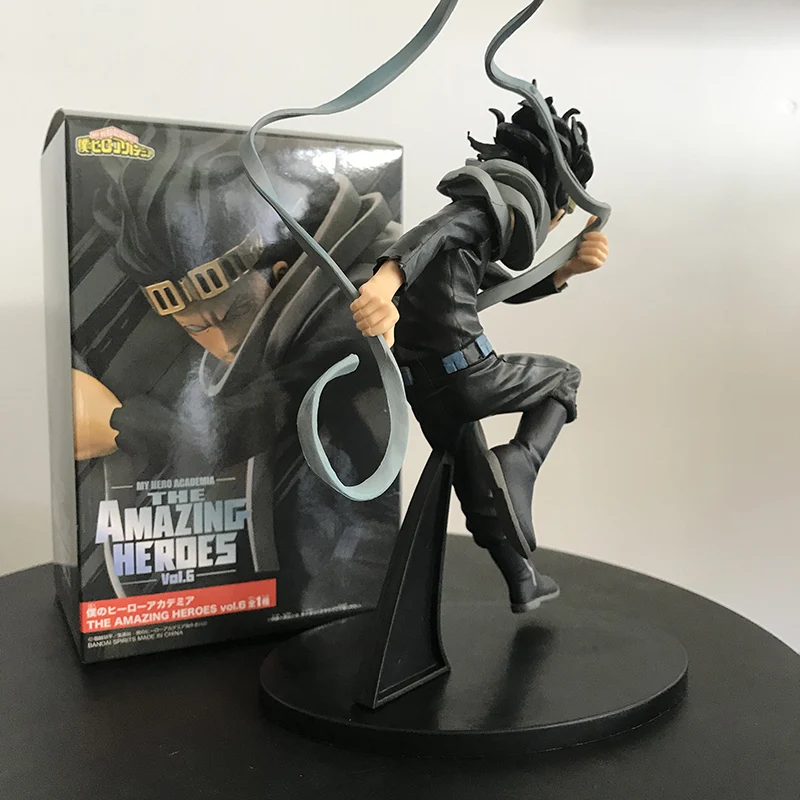 

18cm My Hero Academia Anime Figure Amazing Heroes 06 Aizawa Shouta Eraser Head PVC Action Figure Collectible Model Doll Toys