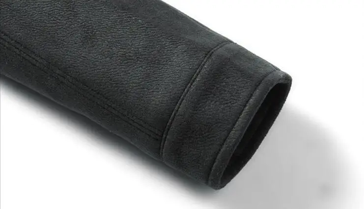 

ecological fur one Male Original Classic Thick Velvet Coat Fashion Winter new Men Business casual Lapel leather jacket