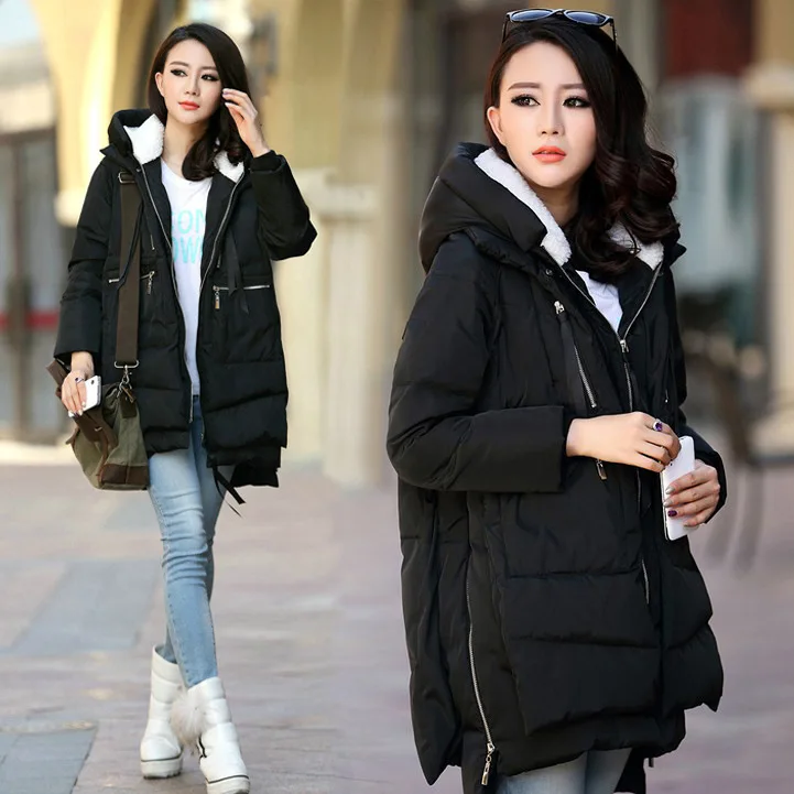 Женские парки больших размеров сезон весна-зима 2019 женские зимние 2018 пальто в