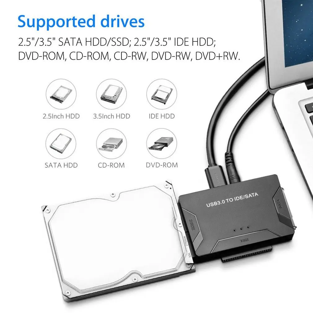 Адаптер для внешнего жесткого диска USB 3 0 в IDE/SATA конвертер 5 Гбит/с Поддержка Plug &amp