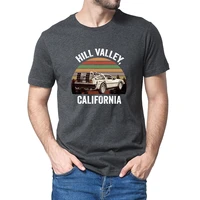 unisex 100 cotton hill valley tee back to the future marty mcfly summer mens t shirt harajuku streetwear womens soft tee