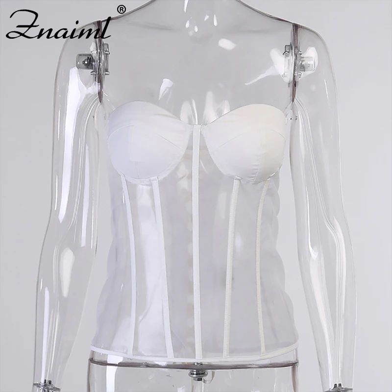Znaiml Overbust Corset Sexy Lace Mesh Bandage Women Bustier Corset Lingerie Tops Brocade Victorian Fashion Party DropShipping