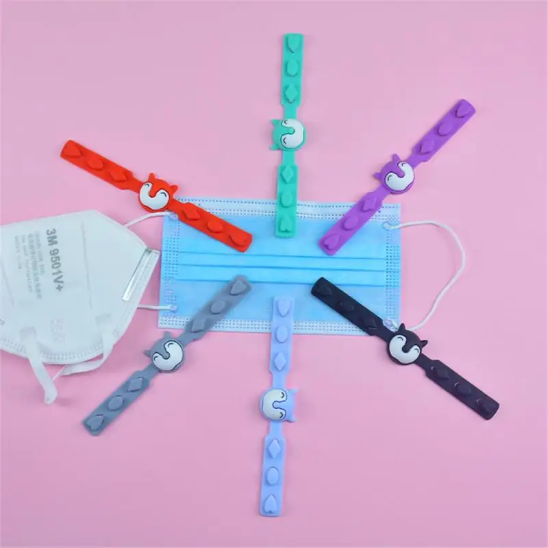 Ушной крючок силиконовая повязка маска ушной регулируемая фиксирующая Пряжка