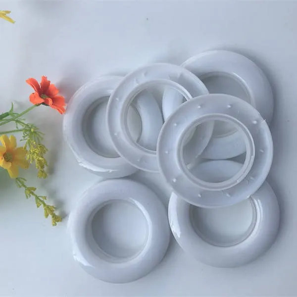 85Pieces Plastic curtain rings Curtain Accessories Rings Eyelets For Curtains Grommet Top Rome pole ring | Дом и сад