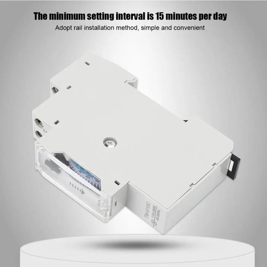 TM610C AC 220 В 16(4)A 1P рельсовый монтажный электронный таймер переключатель на неделю 15