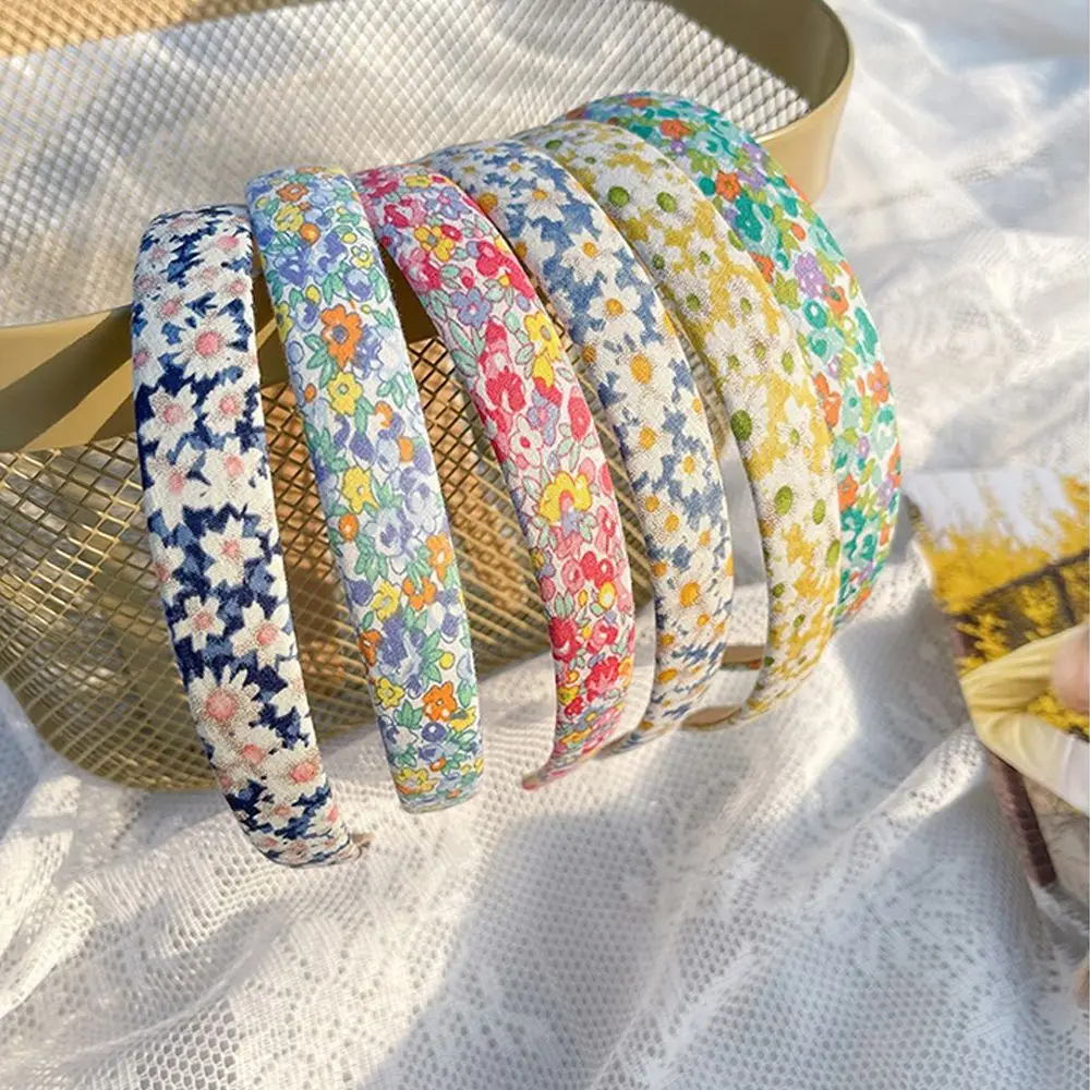 

Hair Accessories Elegant Women Non-slip Headwear Wide Braided Tool Flower Hair Hoop Floral Headband