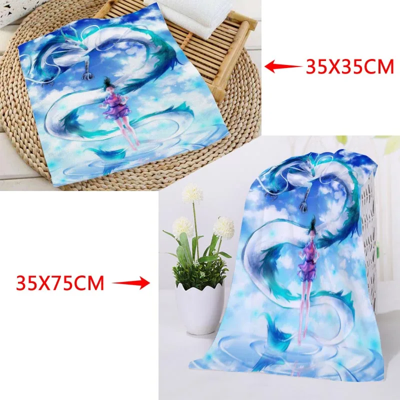 Горячее изготовленное на заказ полотенце с принтом в виде спиритов квадратное