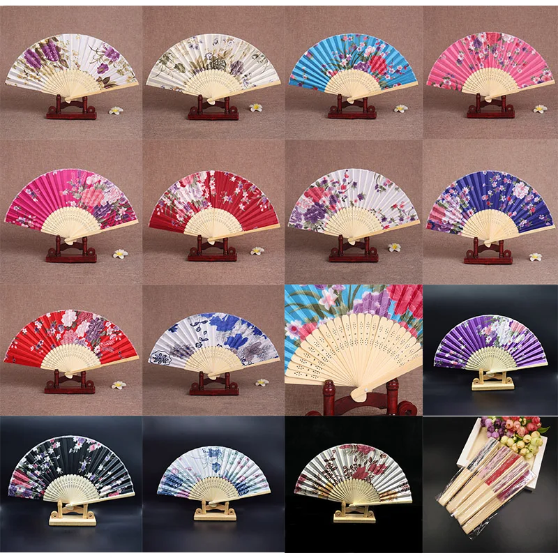 50 шт. тканевые цветы ручные Свадебные сувениры Подарочный веер с