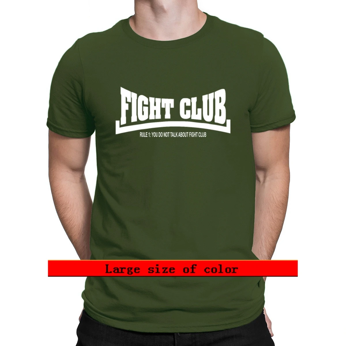 

Fight Club Rule 1 You Do Not Mention Fight Club 2021 T Shirt Spring Authentic O-Neck Short Sleeve Customized Pictures Shirt